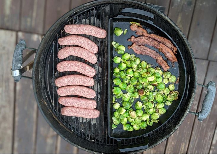SnS Grills Cast Iron Drip N« Griddle Pan - 3