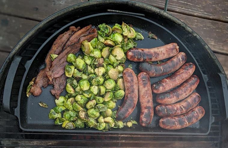 SnS Grills Cast Iron Drip N« Griddle Pan - 2