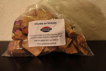 Rökträ - chunks av hickory