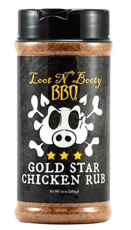 Loot N' Booty Ð Gold star chicken rub (369 gr)