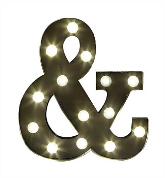 LED-skylt "&"