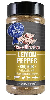 Three Little Pigs Lemon Pepper BBQ Rub 345 gr