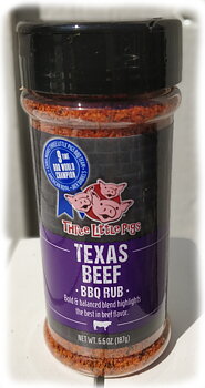 Three Little Pigs Texas Beef Rub 187 gr