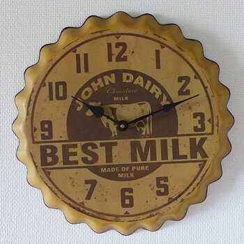 Vintage klocka "Best milk"