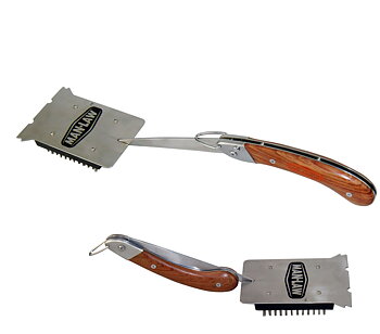 ManLaw hopfŠllbar BBQ grillborste