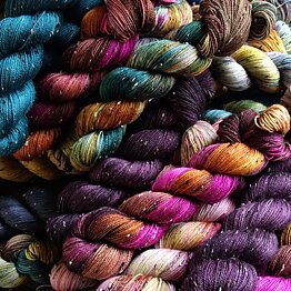Fru Valborg hand dyed yarn