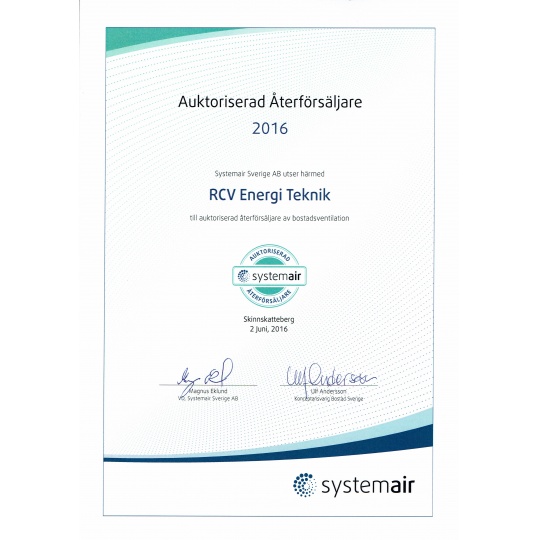 KVK Silent 160 AC motor - RCV-Ventilation