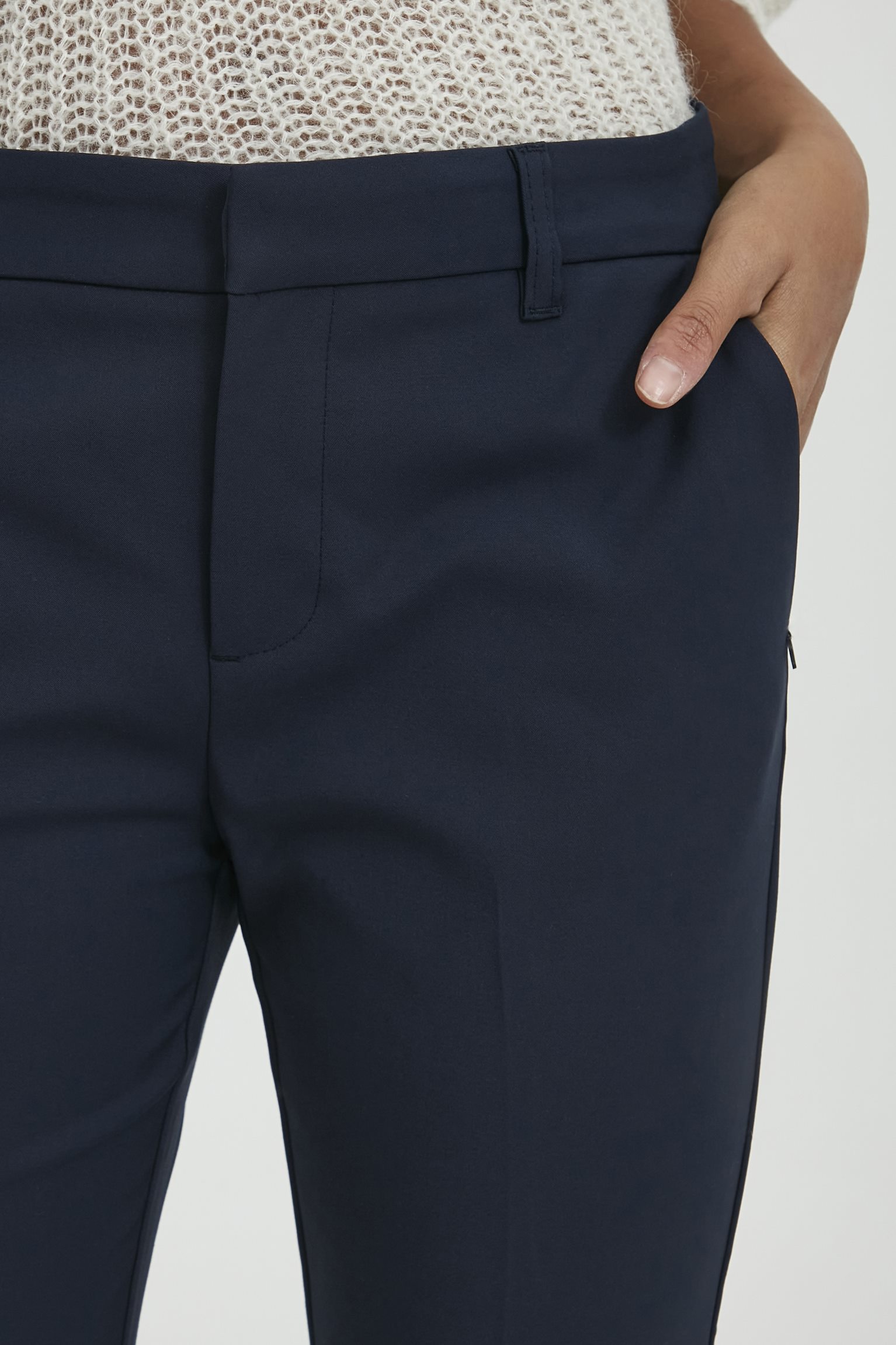 PZBINDY HW Pant Kickflared Leg Dark Sapphire - 3