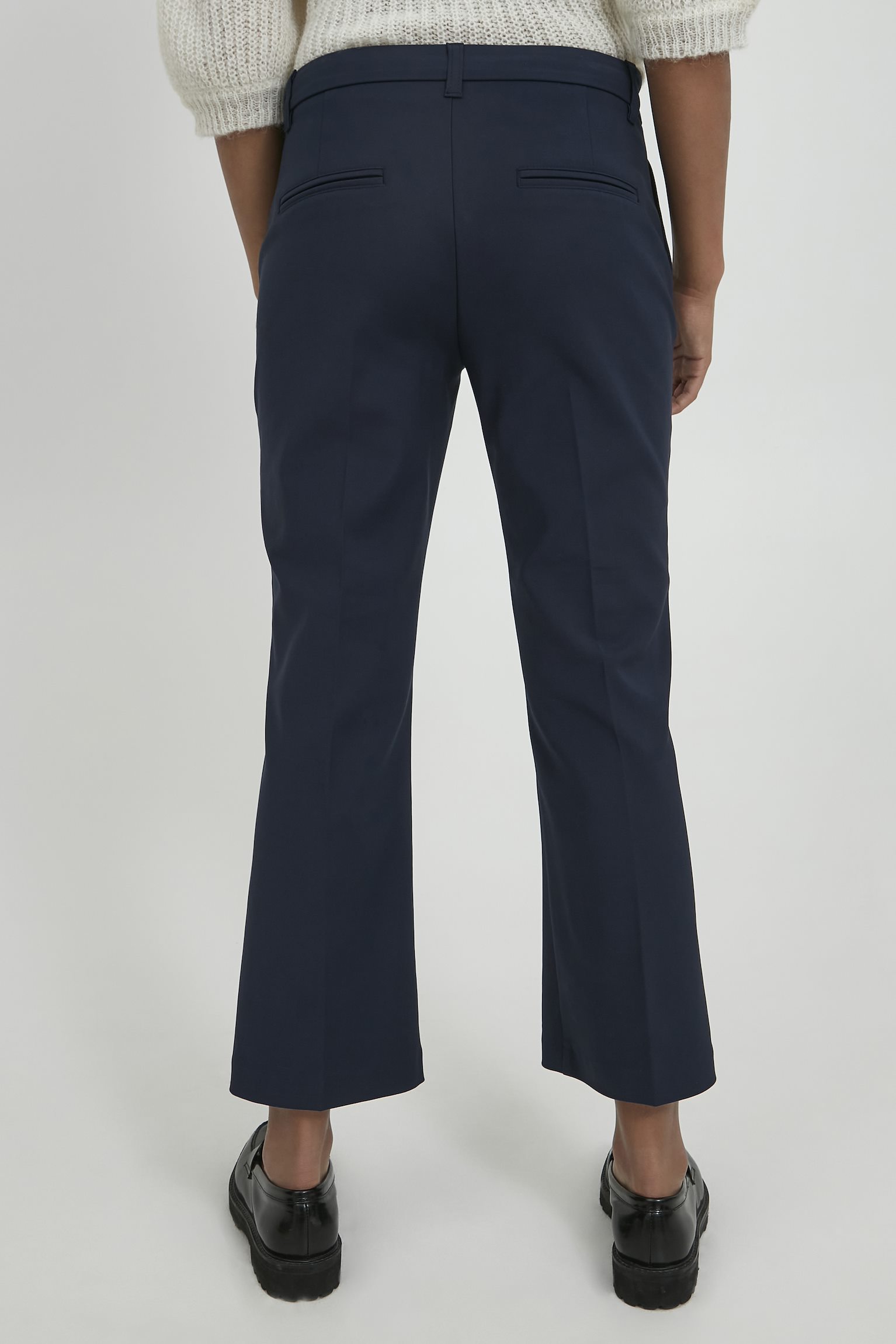 PZBINDY HW Pant Kickflared Leg Dark Sapphire