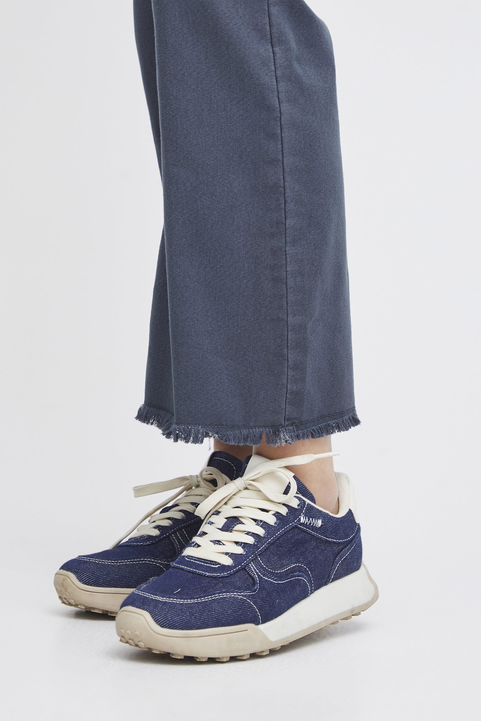 PZROSITA HW Pant Kick Flared Leg  Vintage Indigo - 4
