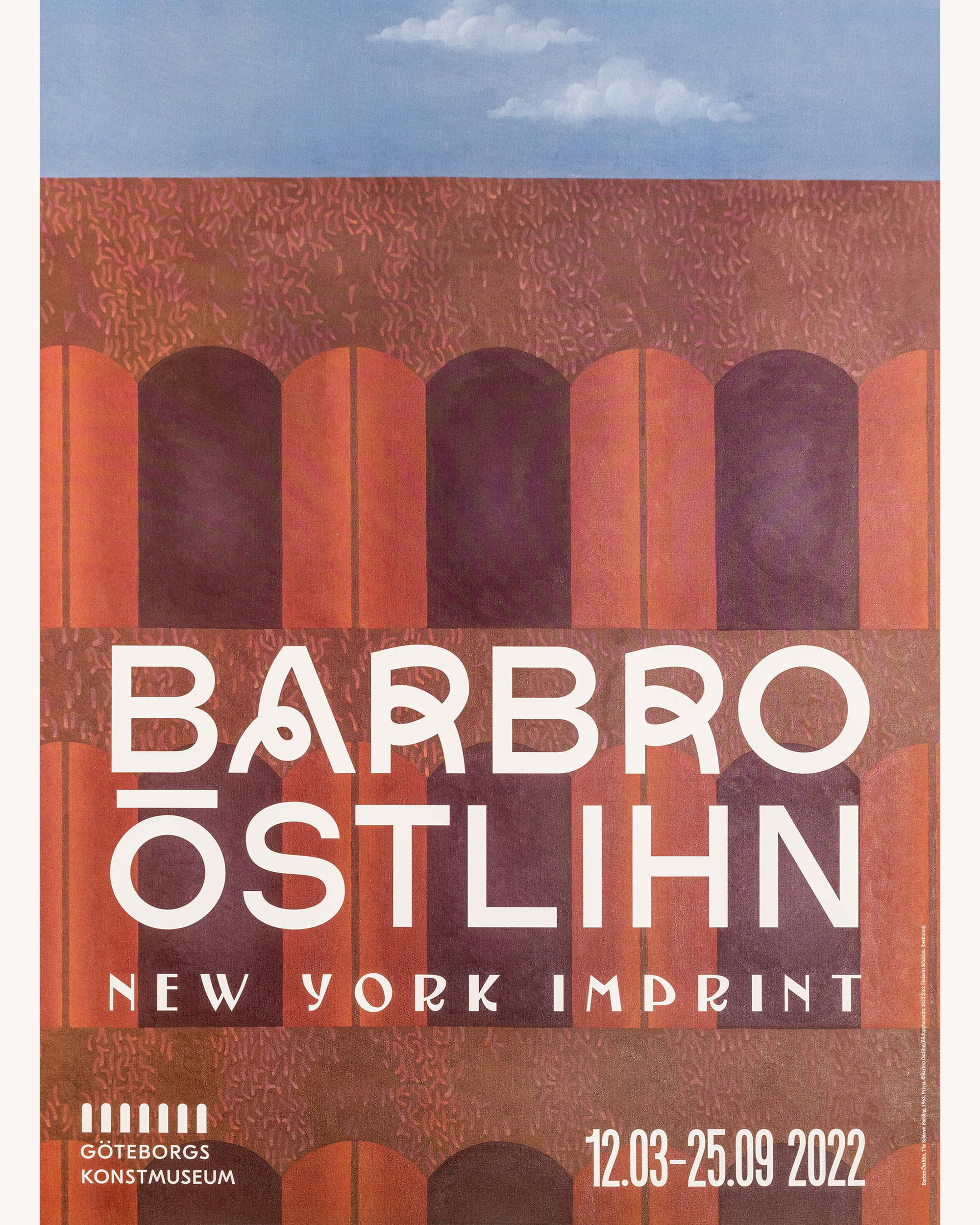 Utställningsaffisch, Barbro Östlihn (Shieren Building)