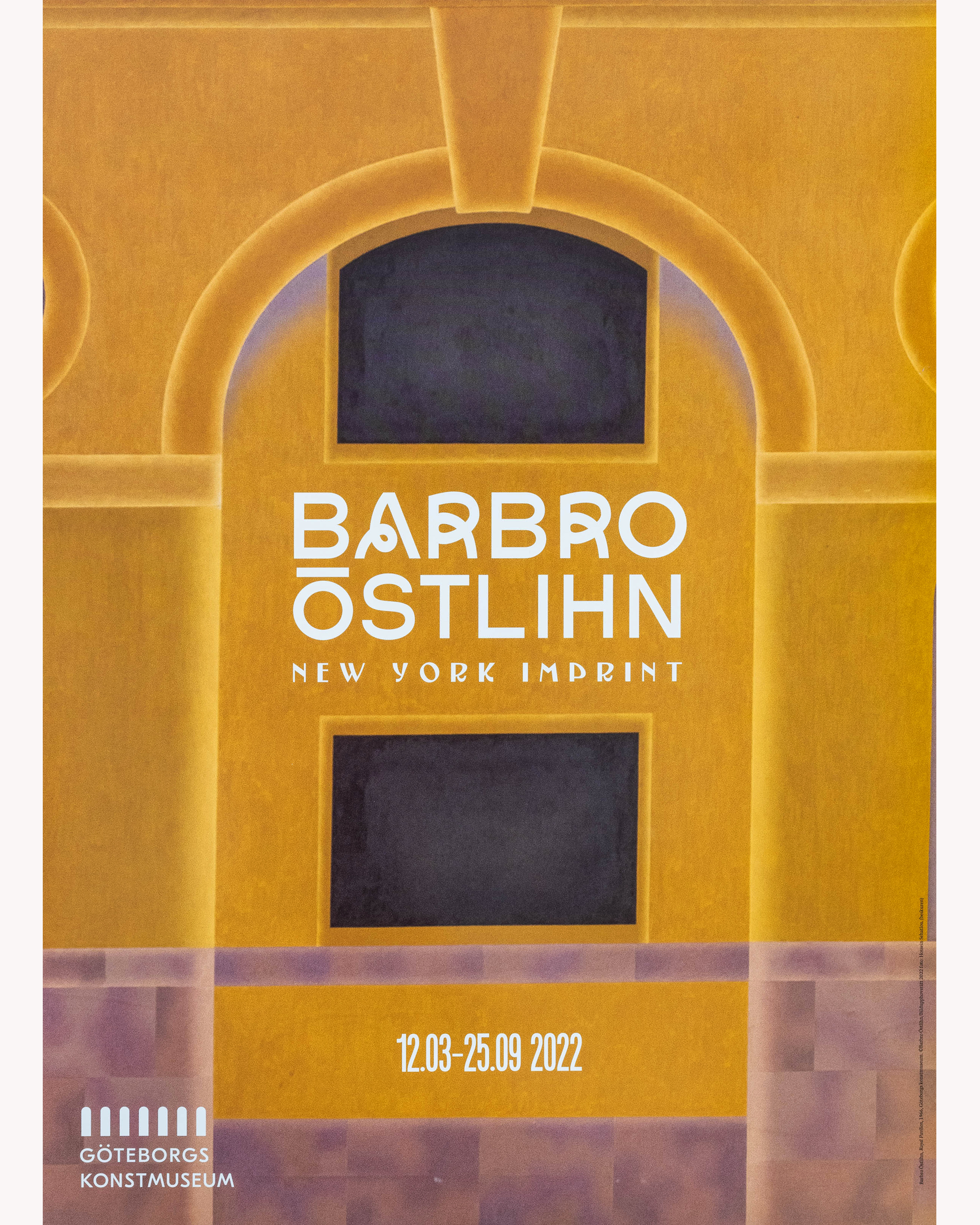 Utställningsaffisch, Barbro Östlihn (Royal Pavilion)