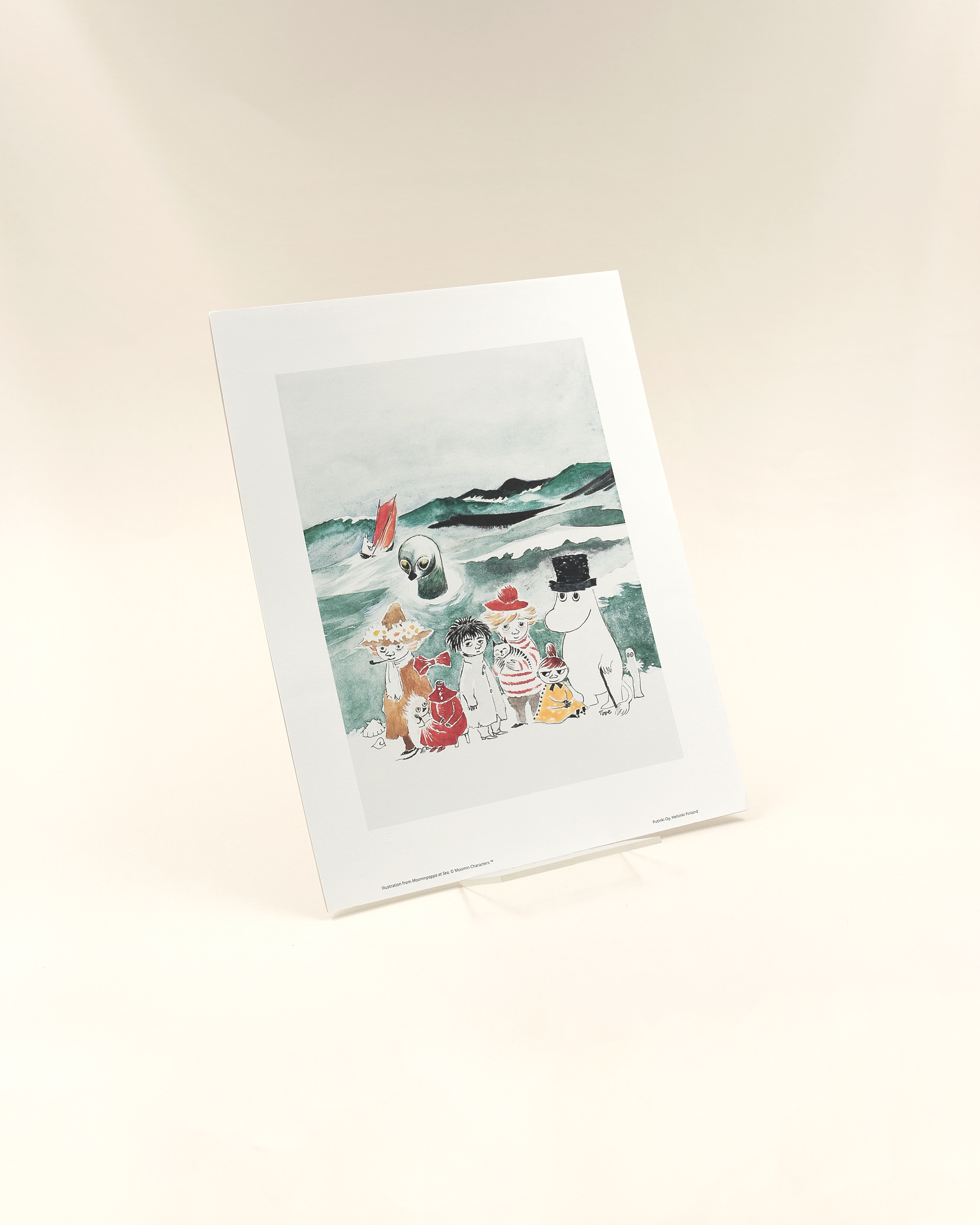 Tryck, Tove Jansson, Pappan och havet, sjömonstret  - 3