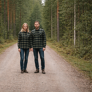 Flanellskjorta UNISEX 