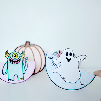 Halloweenpyssel - Pyssel som gungar