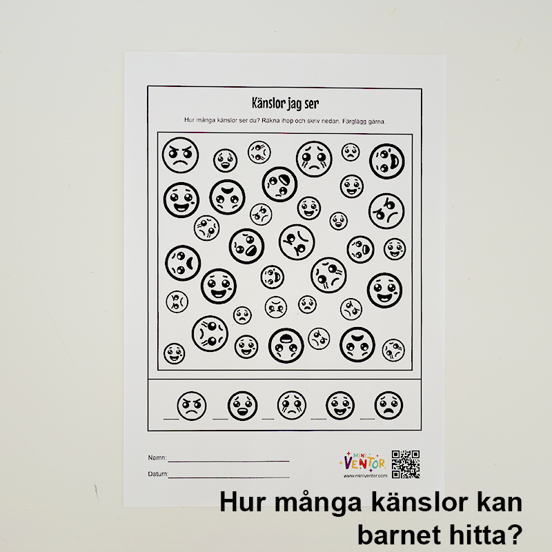 Paket Känslor- och Humörspyssel - 5