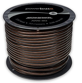 Powerbass 8mm2 jordkabel