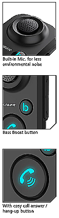 CALIBER Bluetooth mottagare US
