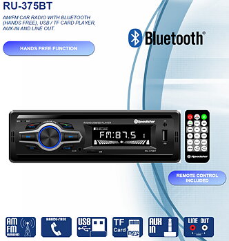 Roadstar Huvudenhet bluetooth