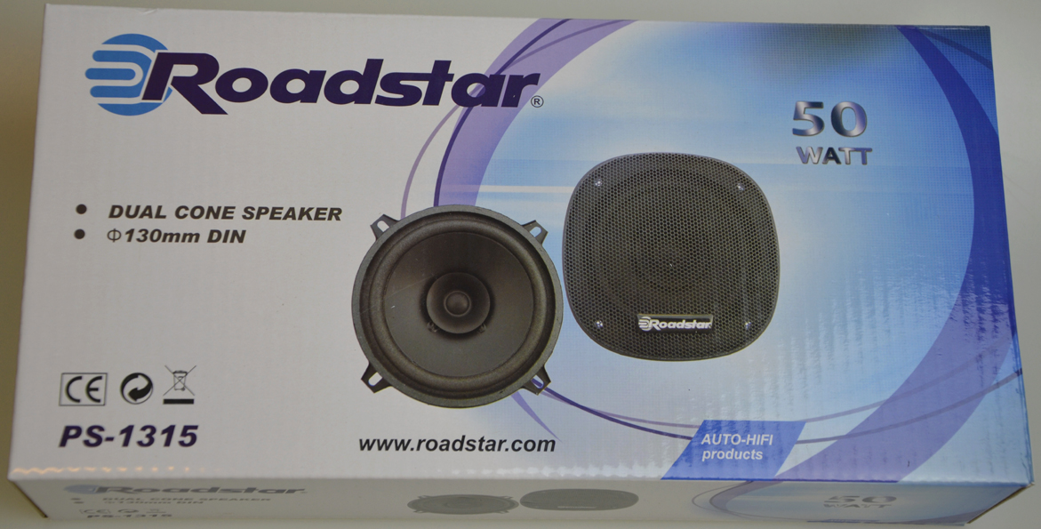 Roadstar bilhögtalar Dual cone - 2