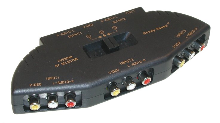Audio Video Switch Rcax3 3in - 2