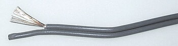 Högtalarkabel 2x0.75mm² Grå