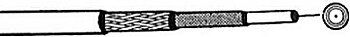 Koax Kabel 0.8/3.6 Hf Tät 100m