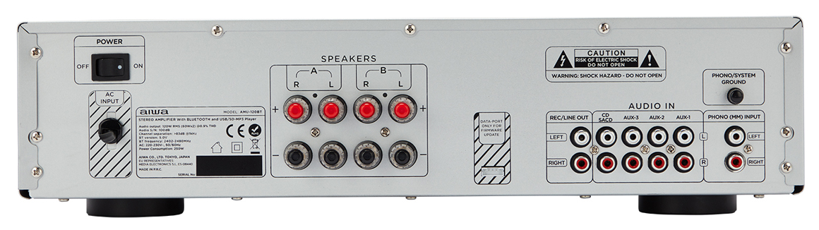 AIWA Förstärkare krom BT - 2