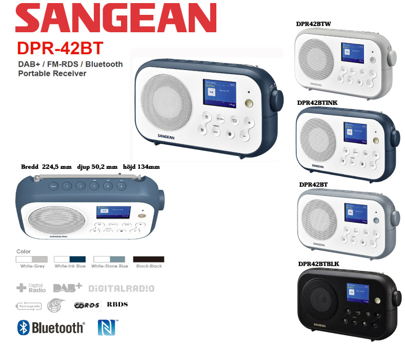 Sangean Bluetooth DAB radio FM - 2