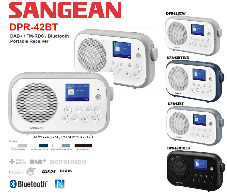 Sangean Bluetooth DAB radio FM - 2
