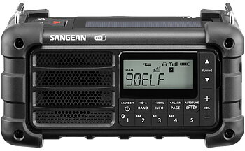 Sangean allväders radio Svart