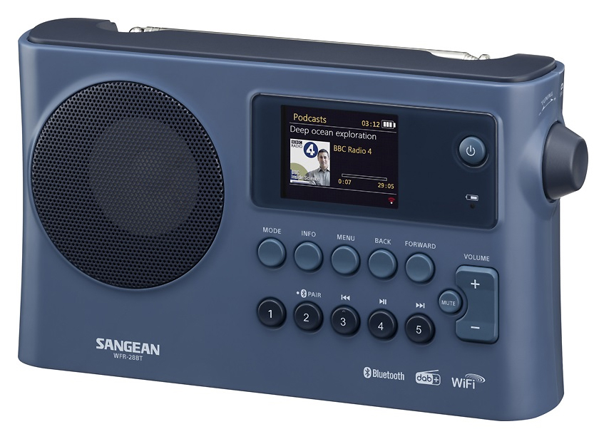 Sangean WiFi Bluetoot Mörkt