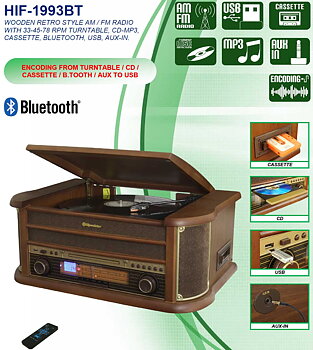 Roadstar Vintage music center