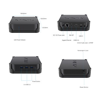 Minix Windows Box 240GB 4GB RA