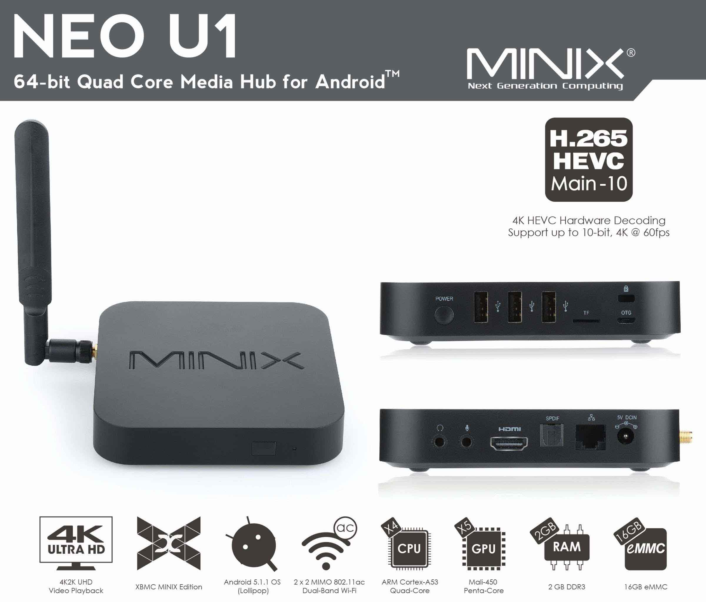 Minix Android Box 16GB 2GB RAM