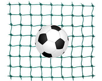 Fotbollsnät i bit 4x50m, 130mm