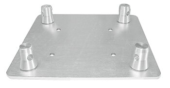Aluminiumbasplatta för kvadratisk travers / 29.2 x 29.2 cm