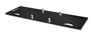 Stålbottenplatta för kvadratisk truss  / 99 x 33 cm