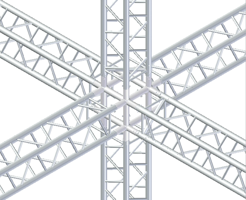 Connection box for trusses / 29 x 29 cm (various connectors) - 2