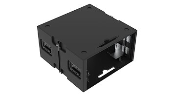 BAGAX 2HE/19"/ED SDS Stack-Rack