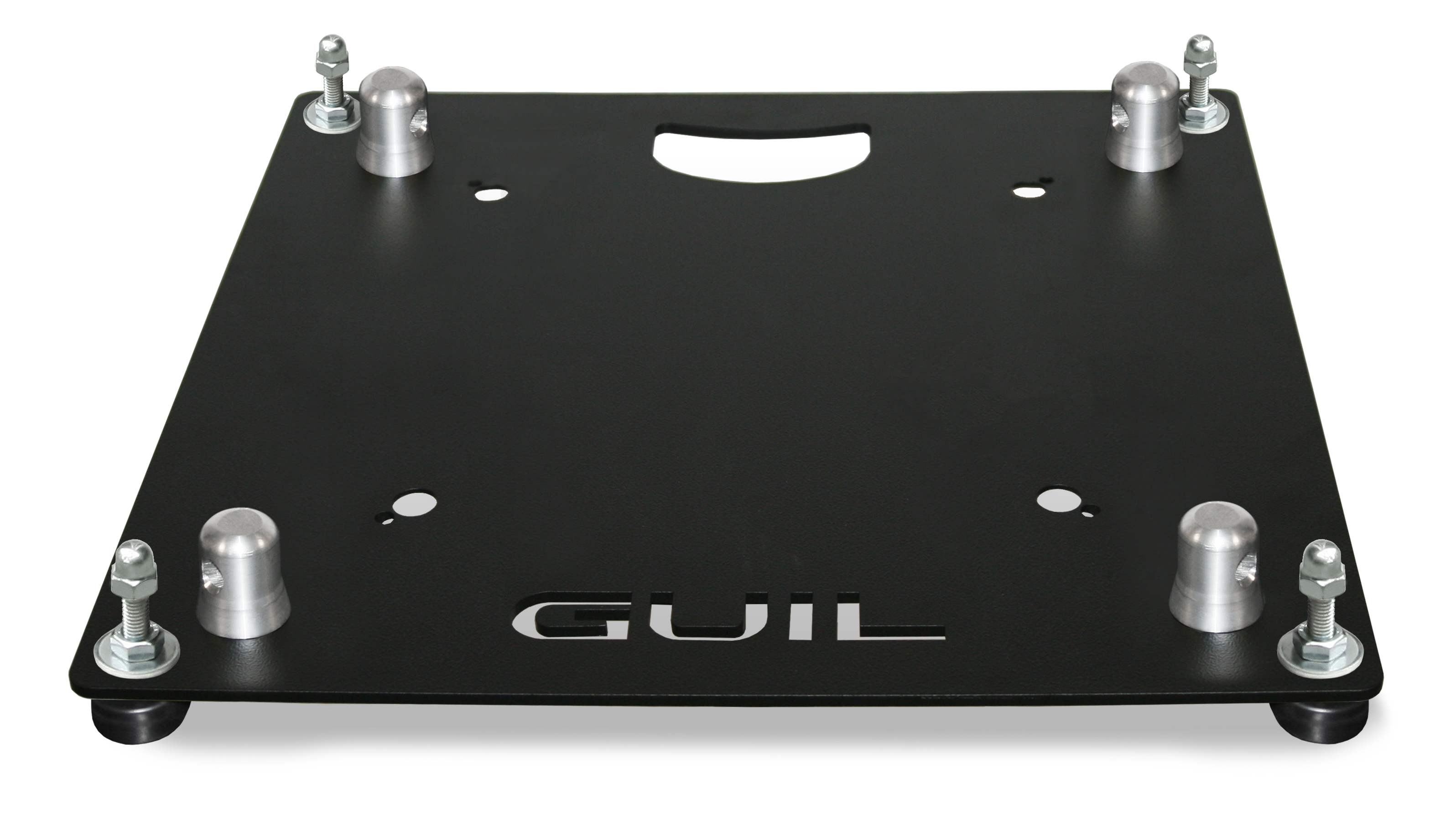 Steel base plate for square trusses / 45 x 45 cm