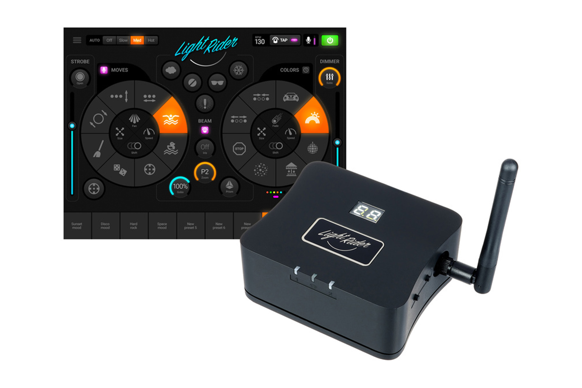 LIGHT RIDER - Smart WIFI DMX Interface