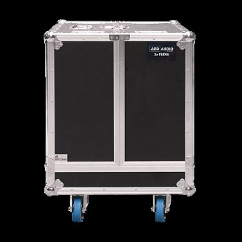 Flight case för 2x FLEX6-högtalare