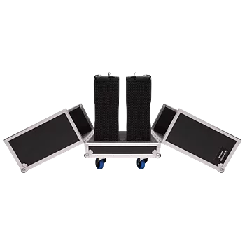 Flight case för 2x FLEX6-högtalare