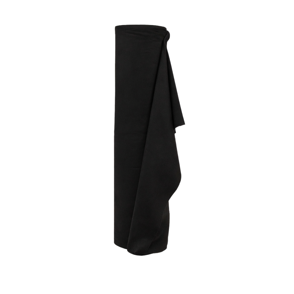 Pre-cut flannel - 100 cm - black - 60 m