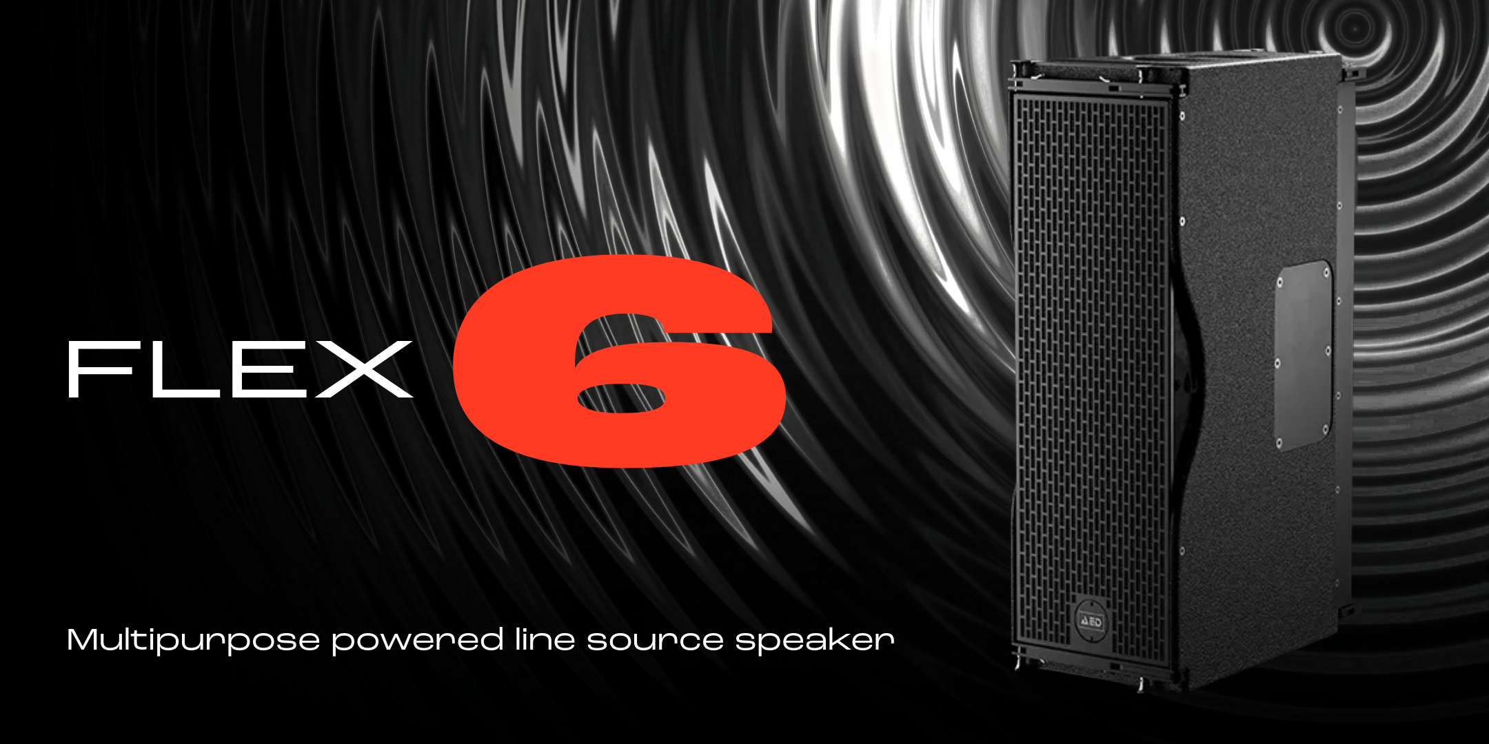 FLEX 6 multipurpose powered line source speaker
