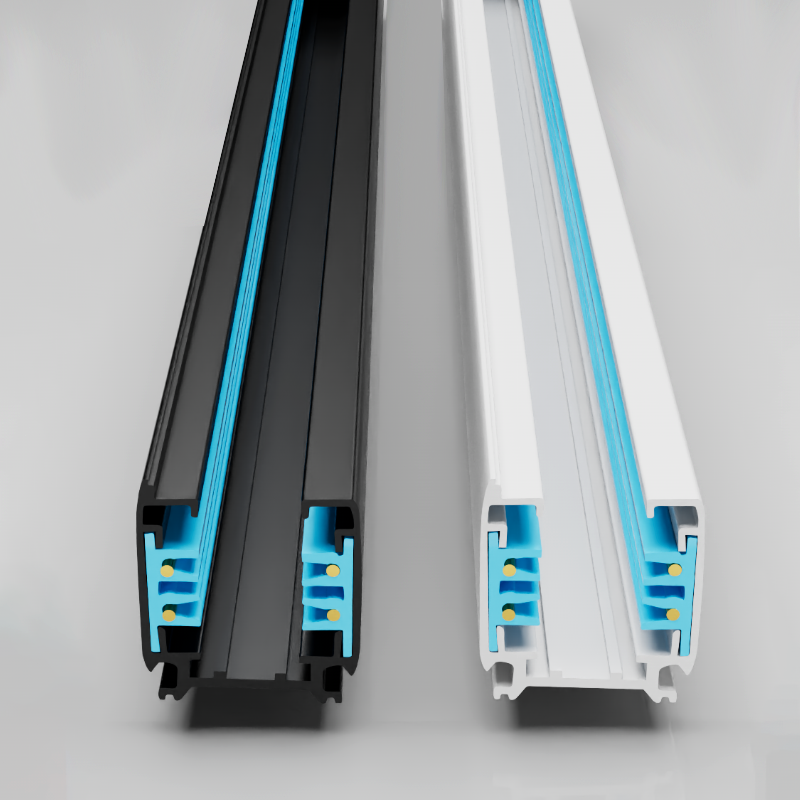 Skenbelysning / Tracklight - Skena, 2 meter, 3-fas, svart