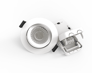 Malpoza LED Downlight, 5W/7W, CCT, Dimbar, vit