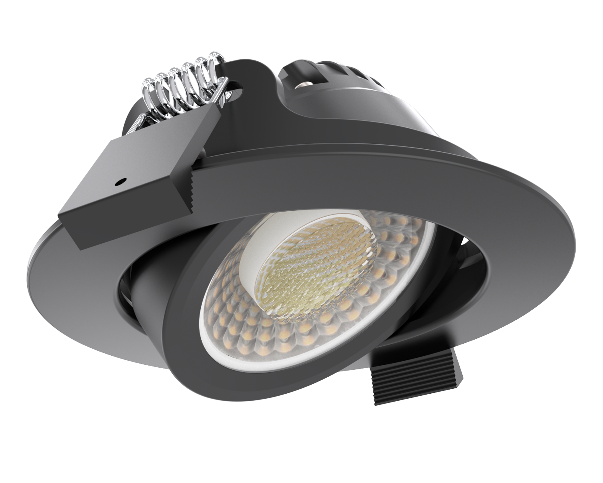Malpoza LED Downlight, 5W/7W, CCT, Dimbar, svart 