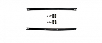 Curved Aluminum Rail 20Inch - kit with 2 rails with all you need to install